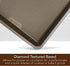 GoodCook Sweet Creations Textured Nonstick Medium Sheet Cake Pan, 13" x 9" x 2", Champagne Pewter...