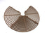 Plant Pot Grid Flower Pot Cover Cat Baby Safety to Protect Children Pets Plant Brown 11.8" Pack of 2...