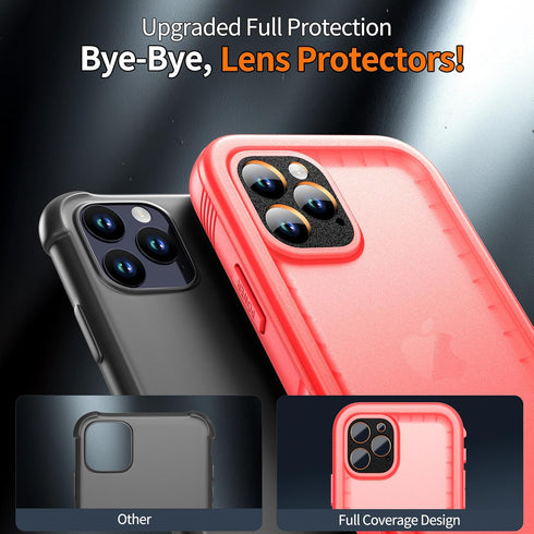 Cozycase Compatible with iPhone 12 Pro Max Case Waterproof, Built-in Screen Protector, Full Body Protective Cover, Shockproof Waterproof Case for ...