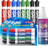 Dry Erase Markers 2 Packs Whiteboard Markers Chisel Tip White Board Markers and White Board Cleaner Dry Erase Spray...