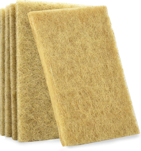 Biodegradable Scrubbing Pads for Dishes - Fiber Scrub Pads for Dishes - Non Scratch Scouring Pads for Pots and Pans-dishcloths-dish cloths That do...
