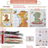 Printed Cross Stitch Kits 11CT 9X9 inch 100% Cotton Holiday Gift DIY Embroidery Starter Kits Easy Patterns Embroidery for Girls Crafts DMC Stamped...