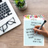 Dry Erase Whiteboard Vinyl Sticker Decal for Notes & Reminders by Glassboard Studio | Removable & Reusable | Magnetic Fine-Tip Marker Included (6 ...