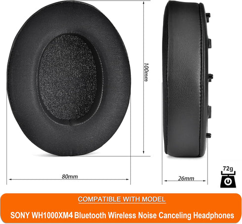 WH-1000XM4 Cooling Gel Ear Pads Replacement Cover Cushions Compatible with Sony WH-1000XM4 (WH1000XM4) Headphones...