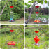 Ant Moat for Hummingbird Feeders, and Oriole Feeders, 5 OZ x 2 Pack Red Umbrella Ant Guard with Large Capacity, Hummingbird Feeder Accessory Hooks...