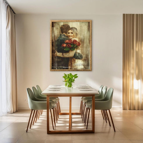 Posterizer 1 pcs-Valentine’s Day-themed digital photo album cute poster -2-Romantic Art-Holiday Poster Collection-Gift for Couples boyfriend girlf...