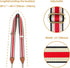 Purse Straps Replacement Crossbody with Brass Hardware 1-1/2 Inch Black Red Offwhite Adjustable Shoulder Guitar Strap for Handbag...