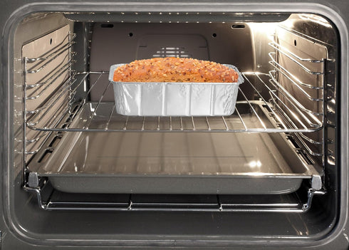 PARTY BARGAINS 2 Lb Aluminum Loaf Pan - 20 Pack, 8.5" x 4.5" x 2.5" Heavy Duty Disposable Bread Pans for Perfect for Baking, Lasagna, Meatloaf & F...
