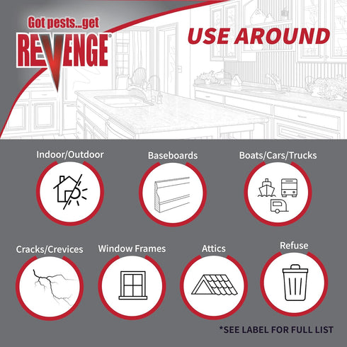 Revenge Invisible Ant & Roach Gel Bait, Long Lasting Protection for Home Pests...