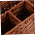 Cutlery Storage Basket Rattan Cutlery Tray Table Trays Flatware Organizer Countertop Utensil Holder for Kitchen Counter Silverware Makeup Organise...