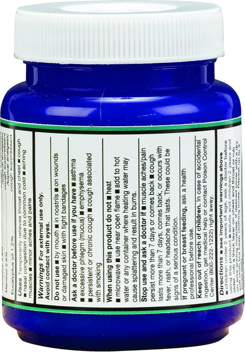 Thera Care Medicated Chest Rub | Cough suppressant | Relieves Nasal Congestion | Relieves Minor Aches and Pains | 4 oz....