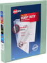 Avery Heavy-Duty View 3 Ring Binders, Customizable Cover, 1 Inch Slant Rings, 1 Sage Binder (79818)...