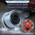 2PCS 1.98" Trailer Hub Dsut Cap,Trailer Axle Wheel Bearing Dust Cap Cup Grease Cover with 2 Rubber Plugs,Hub Dust Caps for Most 2000 to 3500 Pound...