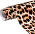Leopard Print Heat Transfer Vinyl HTV Roll 10''x 5 FT,Iron-On PU Adhesive Vinyl for T-Shirts,Cheetah Pattern HTV Compatible with All Cutters (Leop...