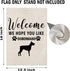 Dobermans Garden Flag Welcome We Hope You Like Dobermans Garden Flag Doberman Dog Welcome Flag Garden Decor (Hope You Like Dobermans F)...