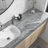 Grey Silver Marble Contact Paper for Countertops Waterproof Marble Peel and Stick Wallpaper Kitchen Countertop Contact Paper for Bathroom Cabinets...