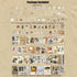 200 Pieces Vintage Ephemera Scrapbooking Supplies Pack for Journaling, Decoupage Paper Scrapbook Stickers Kit for Bullet Junk Journal Planners Col...