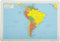 Painless Learning South America Map Placemat, 12 x 17 1/2 inches...