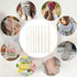UTENEW Set of 9 White Handle Plastic Crochet Hook Smooth Knitting Needles 3-12mm Crochetting Yarn 5.9 Inch...
