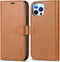 TUCCH Wallet Case for iPhone 12 Pro Max 5G, Magnetic PU Leather Stand Flip Folio Phone Cover with TPU Protective Inner Shell, RFID Blocking Card S...