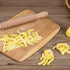 Beech Wood 7mm Fettuccine Pasta Cutter Noodle Lattice Roller Docker Dough Cutter Wooden Rolling Pin Spaghetti Pasta Maker Beechwood Noodle Cutter ...