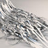 CHRORINE 2pcs 3ft x 8.3ft Silver Tinsel Foil Fringe Curtains Streamers Backdrop for Birthday Graduation Engagement Bridal Shower Bachelorette Baby...