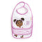 Baby Bibs 3 Pack Cotton Blend Hook-and-Loop Closure - Ballerina and Bows (Zhara), Newborn & up, Pink, Small...
