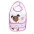 Baby Bibs 3 Pack Cotton Blend Hook-and-Loop Closure - Ballerina and Bows (Zhara), Newborn & up, Pink, Small...