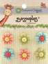 Buttons Galore Zoo Animals 3D Buttons-Set of 6 Cards...