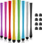Outus 8 Pieces Waist Stylus Pens with 8 mm Rubber Tips Stylus Pens for Screen Compatible with iPhone, iPad, Tablet (8 Colors)......