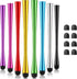 Outus 8 Pieces Waist Stylus Pens with 8 mm Rubber Tips Stylus Pens for Screen Compatible with iPhone, iPad, Tablet (8 Colors)......