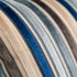 Yangest Navy Blue Striped Patchwork Throw Pillow Cover Gold Leather Cushion Cover Zippered Rectangular Pillowcase for Sofa Couch Bedroom Living Ro...