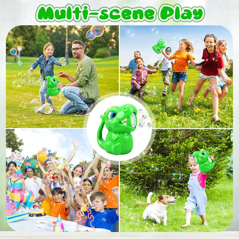 Bubble Machine for Kids 3 4 5 6 Years Old Boys: Bubbles Toys Dinosaur Bubble Machine Bubble Guns for Kids Ages 4-8 Outdoor Toys Gift for 3 4 5 6 7...
