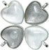 30 PCS 25mm Silver Heart Pendant Trays with Glass Setting,Pendant Blank Base,Silver Pendant Trays,Cameo Bezel Cabochon Settings...