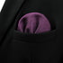 S&W SHLAX&WING Silk Ties for Men Suit Neckties Purple Solid Colors Extra Long Matching Pocket Square...