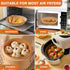 Air Fryer Paper Liners Disposable: 125PCS Non-Stick Parchment Paper, Food Grade Baking Paper for Baking Roasting Microwave (8IN-Round)...
