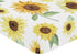Sweet Jojo Designs Yellow, Green and White Sunflower Boho Floral Girl Baby or Toddler Nursery Fitted Crib Sheet - Farmhouse Watercolor Flower...