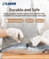 LANON Food Safe White Disposable Nitrile Gloves, Latex-Free, Powder-Free, Textured Fingertips, Cooking, Cleaning, Small...