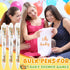 60 Pcs Baby Shower Pens Party Favors Gifts Bulk for Guests Girls Boys Games Neutral Gender Reveal Favors Baby Shower Prizes Souvenirs Keepsakes Gi...