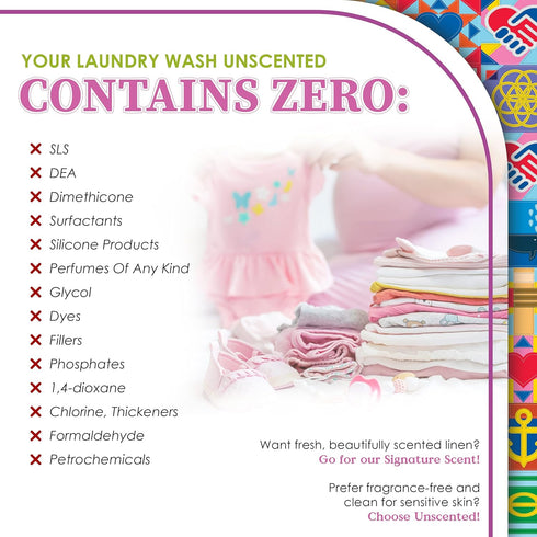Unscented Softening Rinse, Natural Fabric Softener - Plant-Based, Non-Toxic, Safe for Babies & Kids, Includes: Empty refillable 50oz Bottle with M...