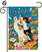 Summer Cat Garden Flag, Flower Butterfly Garden Flag, 12x18 Inch Vertical Double Sided Burlap, Welcome Holiday Yard Lawn Flag, Outdoor Patio House...