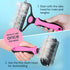 MalsiPree Pet Grooming Brush for Dogs/Cats, 2 in 1 Deshedding Tool & Dematting Undercoat Rake for Mats & Tangles Removing, Reduces Shedding by up ...
