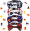 4 Pcs Halloween Dog Collar with Bow Tie Adjustable Basic Dog Collars Soft Comfortable Halloween Dog Cat Collar with Plastic Buckle for Puppy Small...