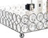 Feyarl Crystal Vanity Makeup Perfume Tray Ornate Jewelry Trinket Organizer Cosmetic Decorative Tray Skin Care Storage for Home Dressing Table Wedd...