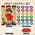 WERNNSAI Pin The Eye Patch on The Pirate - Pirate Party Games for Kids Boys 28'' x 21'' Parrot Game Poster with 24 PCS Reusable Stickers Blindfold...