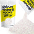 Hemway Polyurethane & Epoxy Resin Glitter 100g / 3.5oz Metallic Crystal Flake Additive for Flooring Jewelry Tumblers Glass Pigment - Chunky (1/40"...