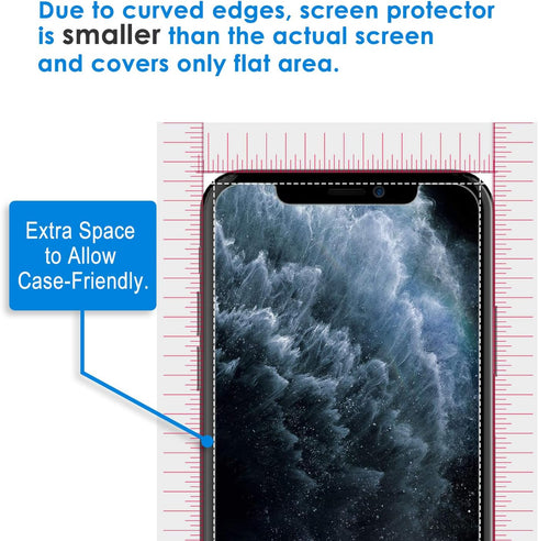 JETech Screen Protector for iPhone 11 Pro Max and iPhone Xs Max 6.5-Inch, Tempered Glass Film, 3-Pack...