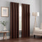ECLIPSE Kendall Modern Blackout Thermal Rod Pocket Window Curtain for Bedroom or Living Room (1 Panel), 42 X 84, Chocolate...