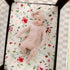 Fitted Pack n Play Sheets Set 2 Pack, Stretchy Ultra Soft Jersey Knit Portable/Mini Crib Sheets for Girls, Universal Fit for Pack N Plays Safe and...