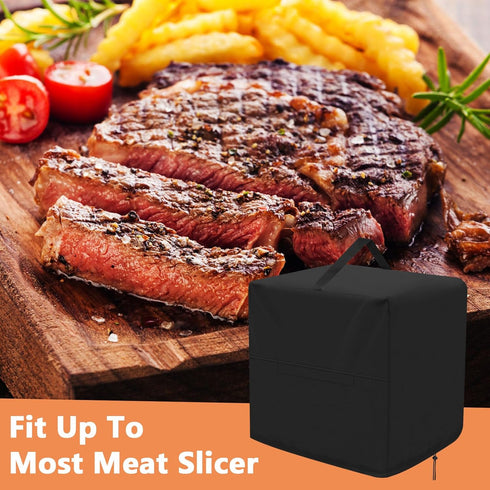 Meat Slicer Cover Compatible with BESWOOD Meat Slicer/VEVOR Meat Slicer,Fit for 8"/10"/12" Meat Slicer Machine for Home/Commercial-20"Lx17"Wx15"H...